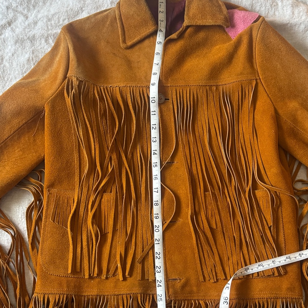 Vintage Suede Fringe Jacket - festival - Picture 9 of 13